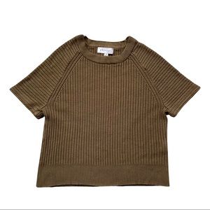 Philosophy Short Sleeve Knit Sweater